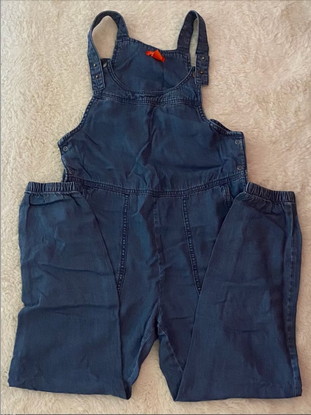 Joe Fresh Girls Denim Overalls Blue Jean Kids Large 10-12